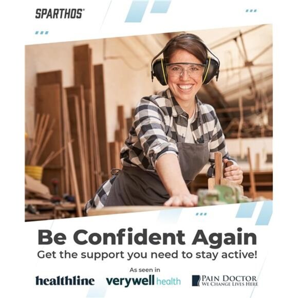 Sparthos Back Support Belt - Immediate Relief from Back Pain, Sciatica - Picture 3 of 7